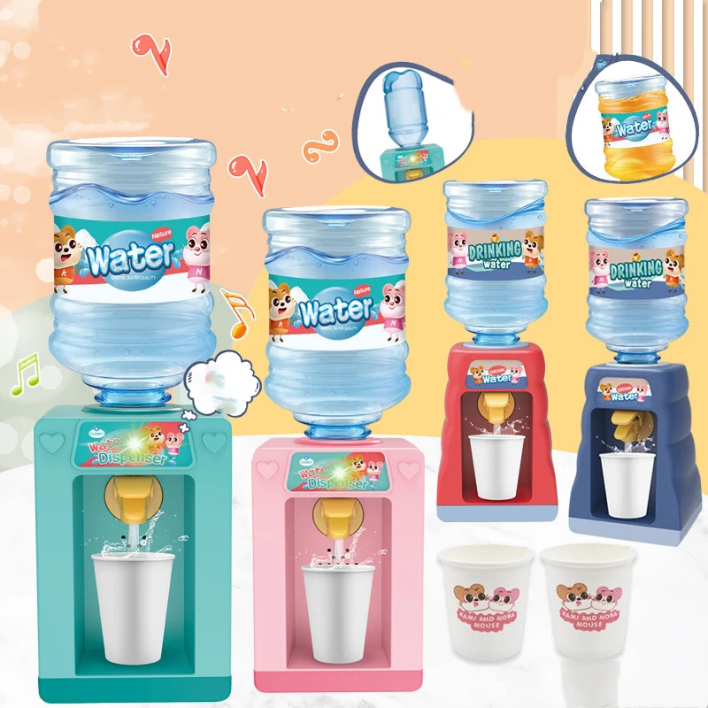 Children Simulated Play House Beverage Machine Water Dispenser Toy