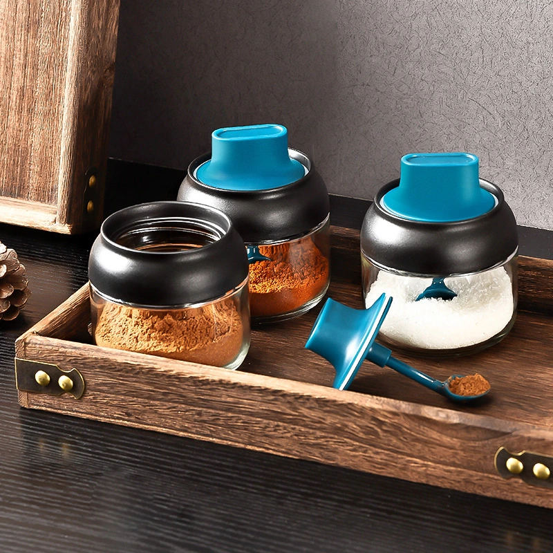 Moisture-proof glass combination seasoning bottle