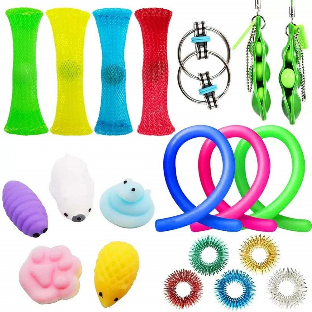 Toys Set Anti Stress Box Strings Marble Relief Gift Adults Children Antistress Relief Fidget Toy Pack