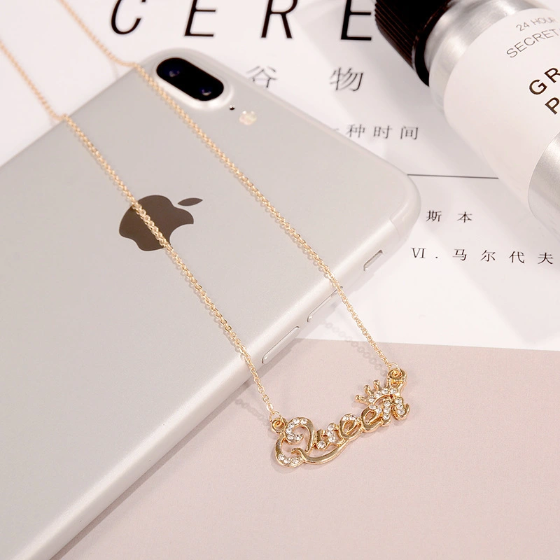 Letter clavicle chain