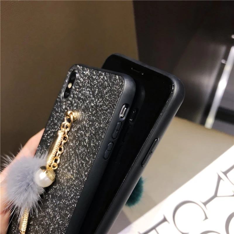 Luxury Rhinestone Wrist Chain Phone Case