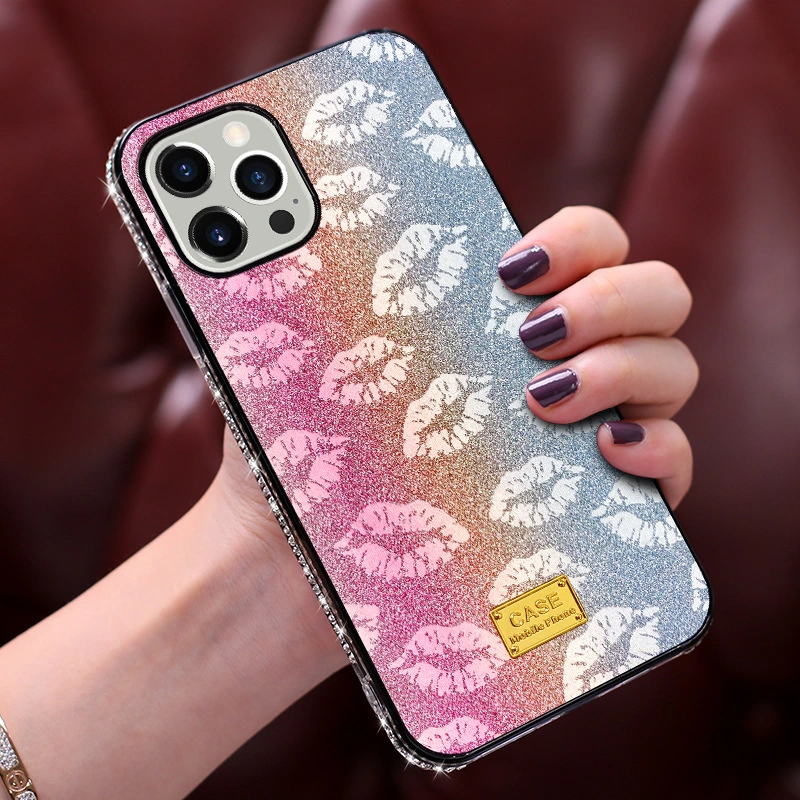 Compatible with Apple , Mobile Phone Case Diamond-Studded Personality Explosion Phone Case