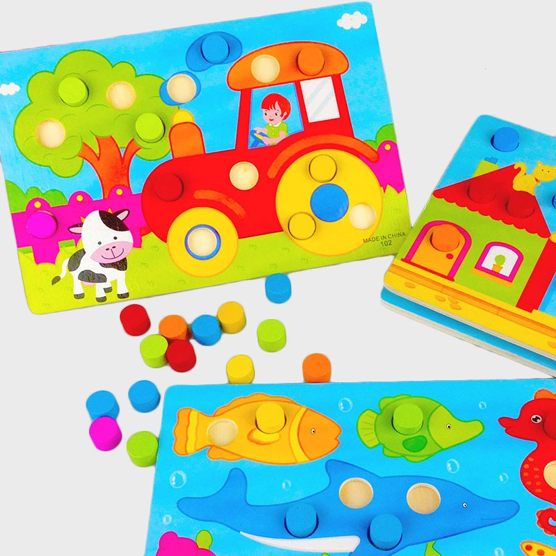 Color Matching Cognitive Blocks For Young Babies