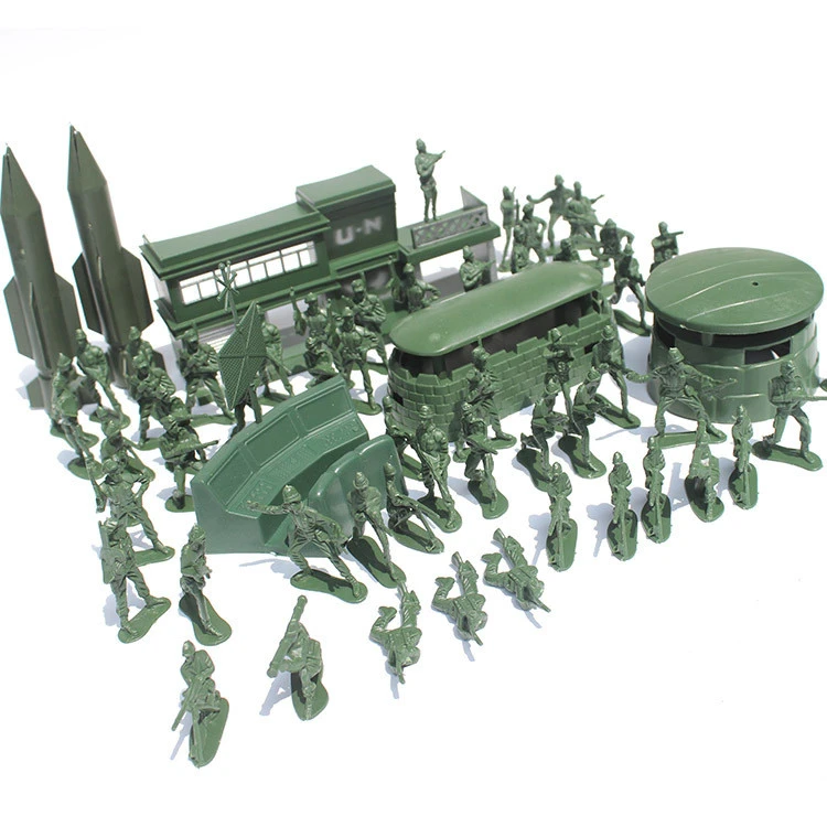 Soldier Suit Military Model Sand Table Scene