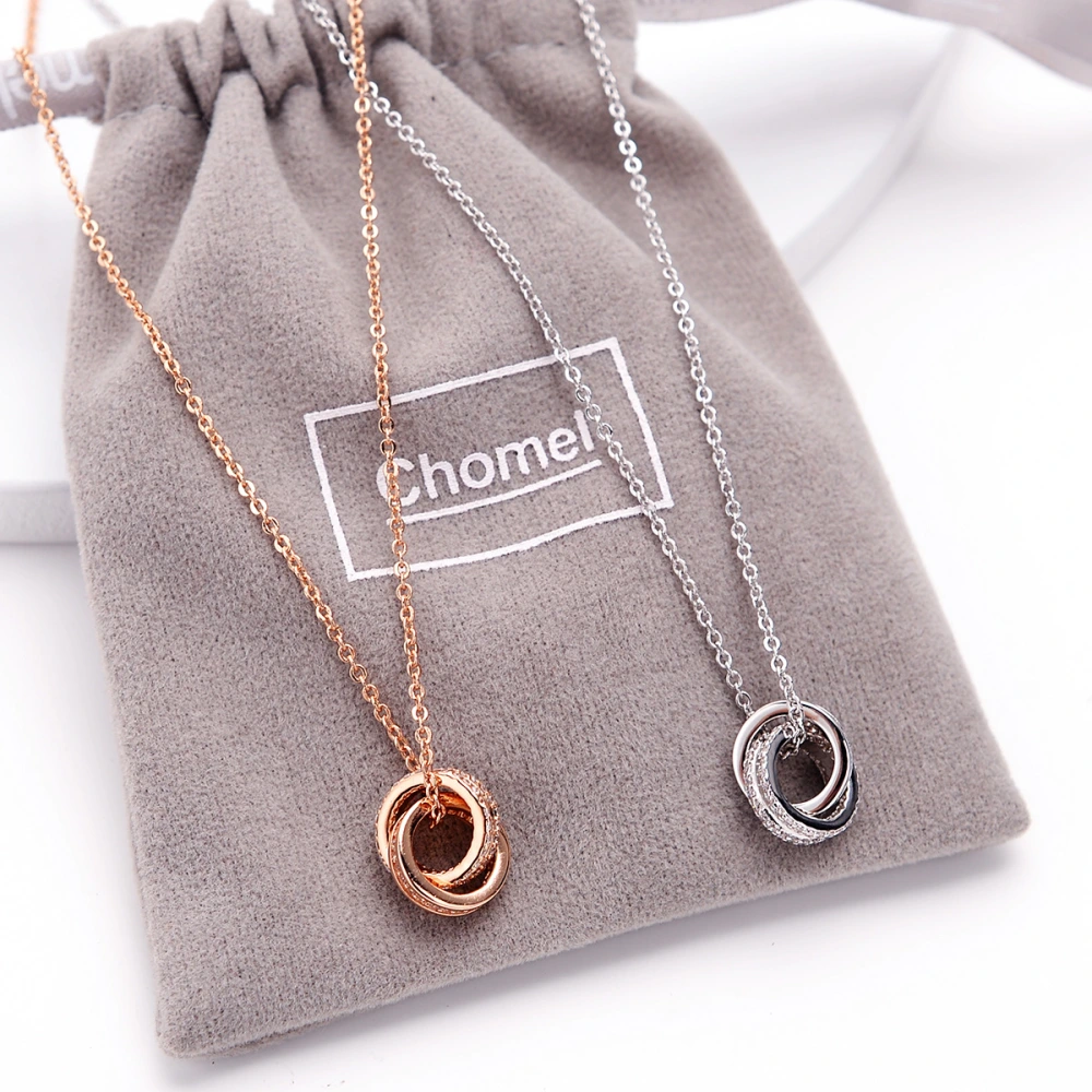 Silver necklace female clavicle chain versatile and simple