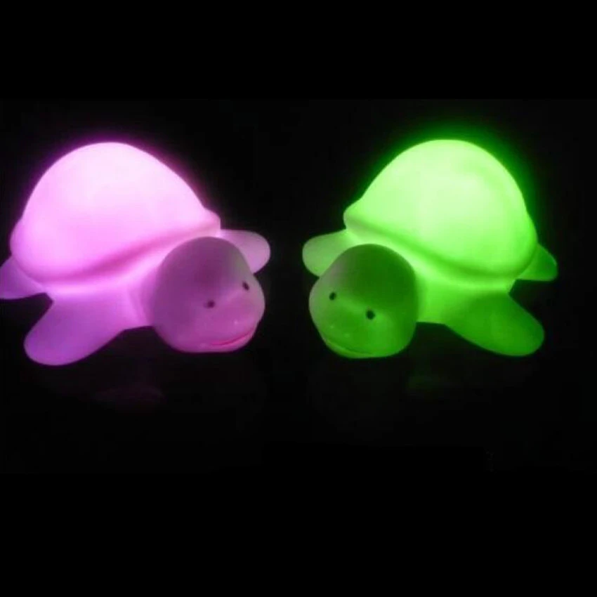 Colorful turtle night light