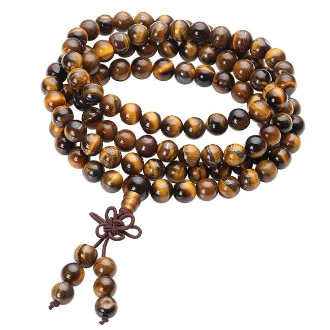 Natural Tiger Eye Gem Stone Bead Necklace Bracelet