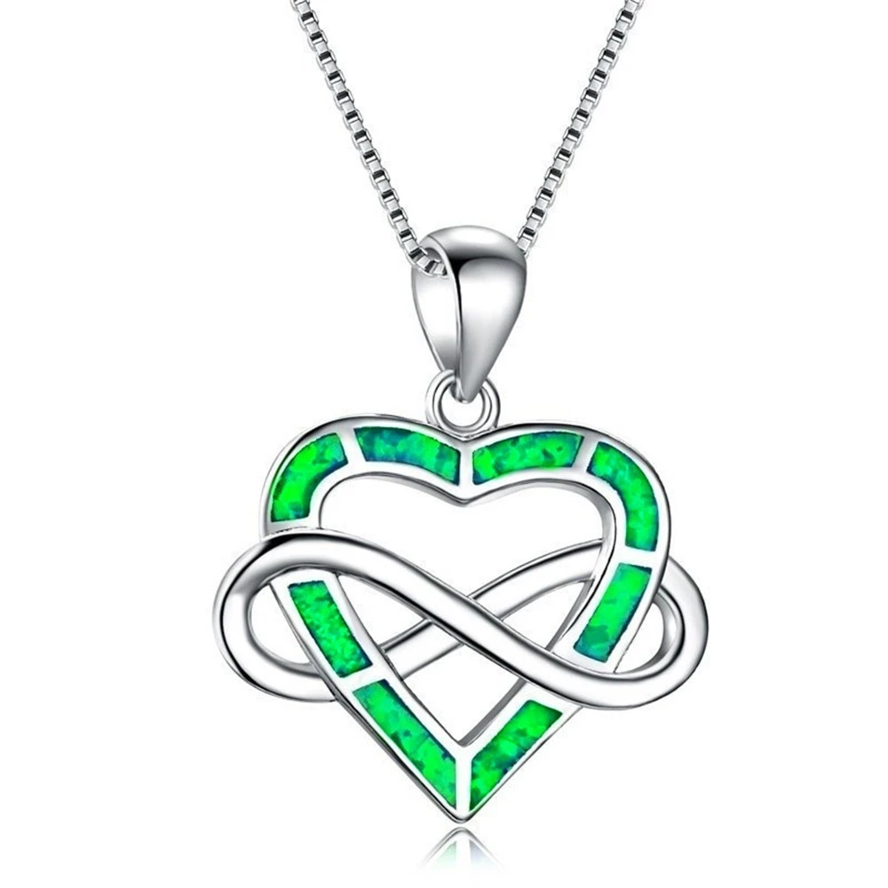 Peach Heart Pendant Necklace