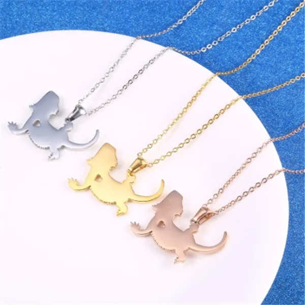 Gecko necklace