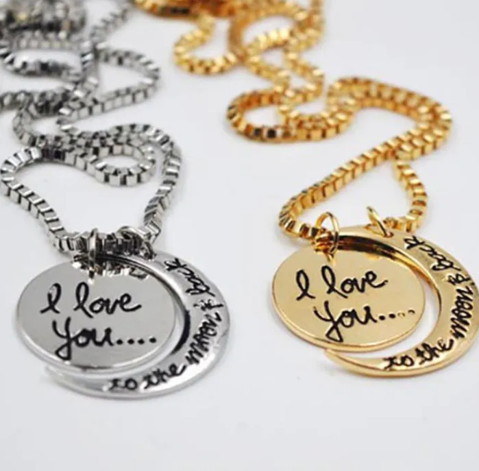 I Love You To The Moon And Back Necklace