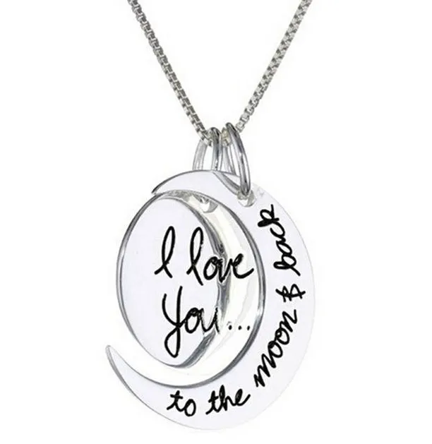 I Love You To The Moon And Back Necklace