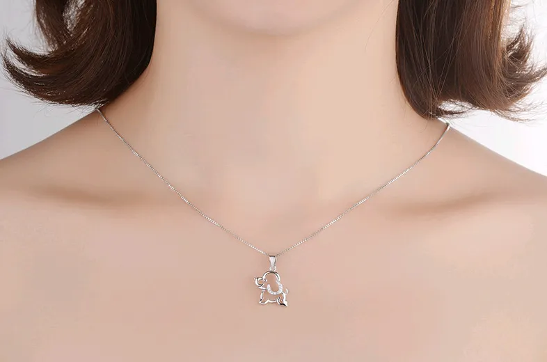 New Dogs Necklace Women Accessories Zodiac Year Of The Rat Auspicious Transport Pendant Clavicle Chain New Year Gifts
