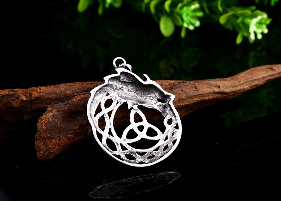 Stainless steel necklace pendant