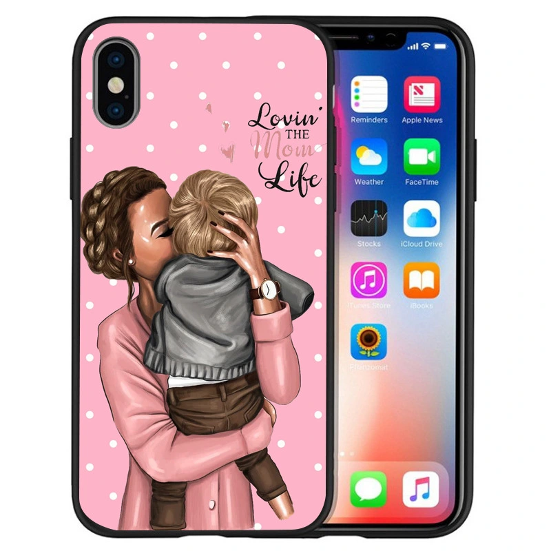 Trendy mother and baby phone case