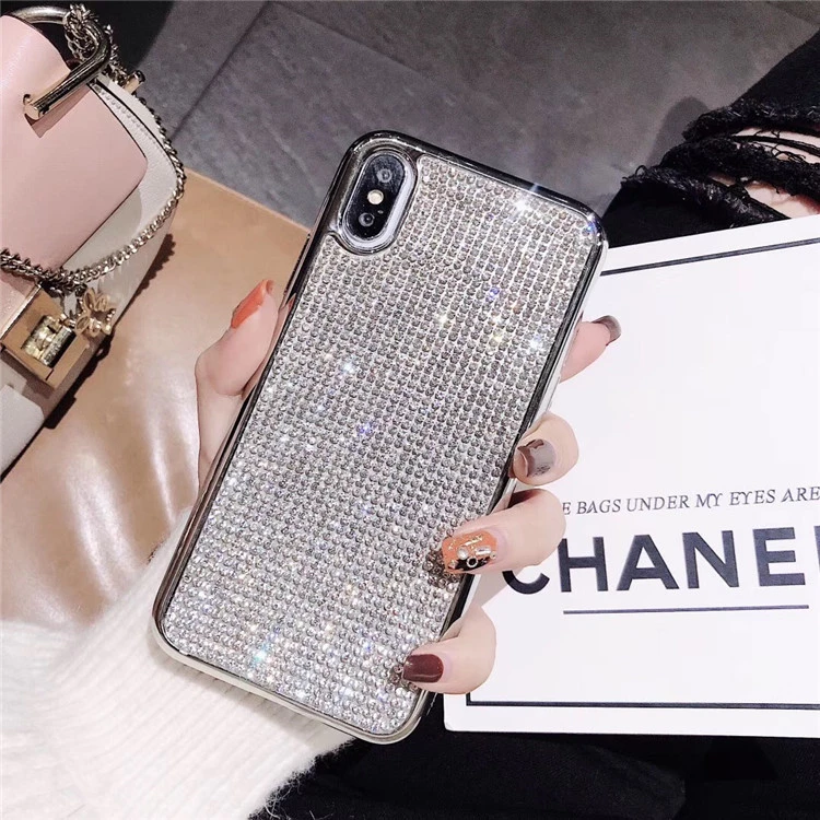 Compatible with Apple , Electroplating Thousand Diamond Tpu Mobile Phone Case