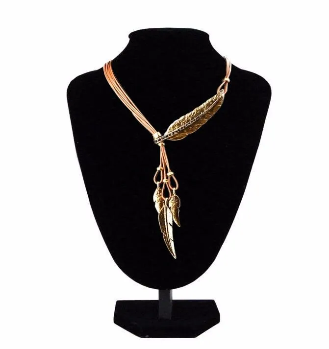 Leaf Feather Necklace