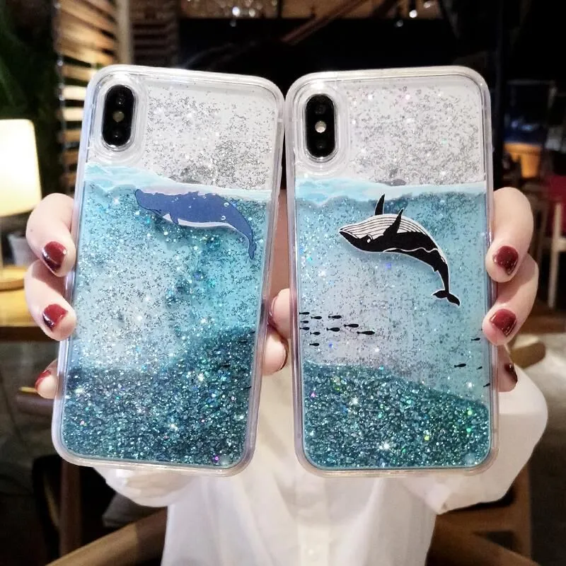 Fall-Resistant Personalized Whale Phone Case