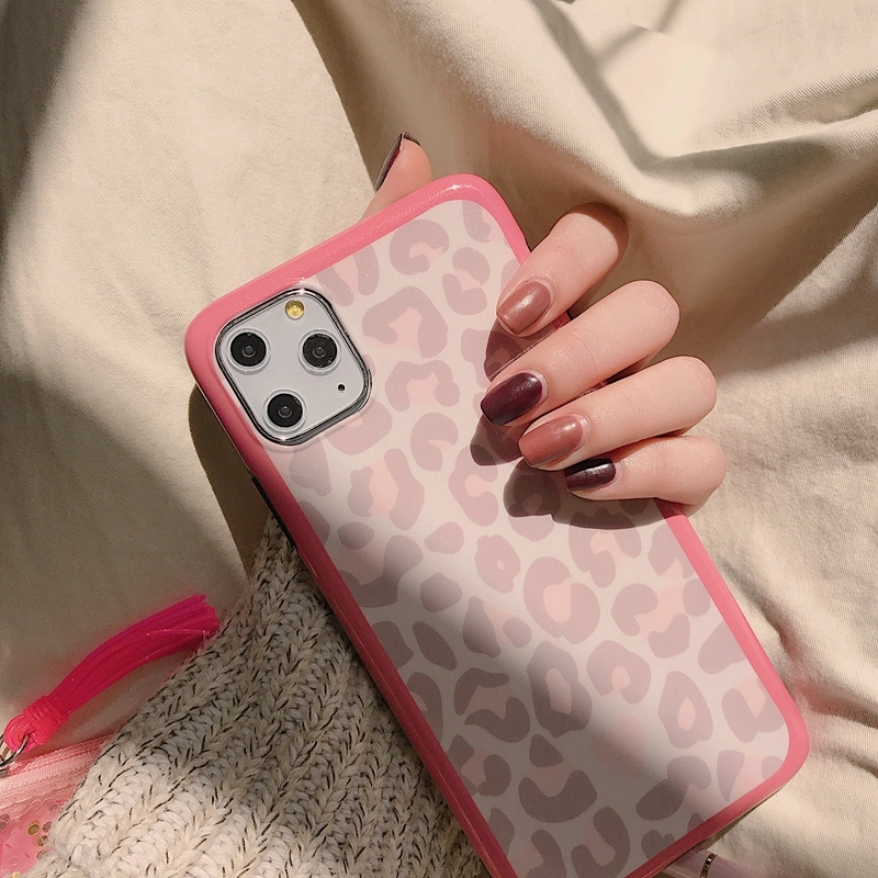 Pink Leopard Print Soft Shell