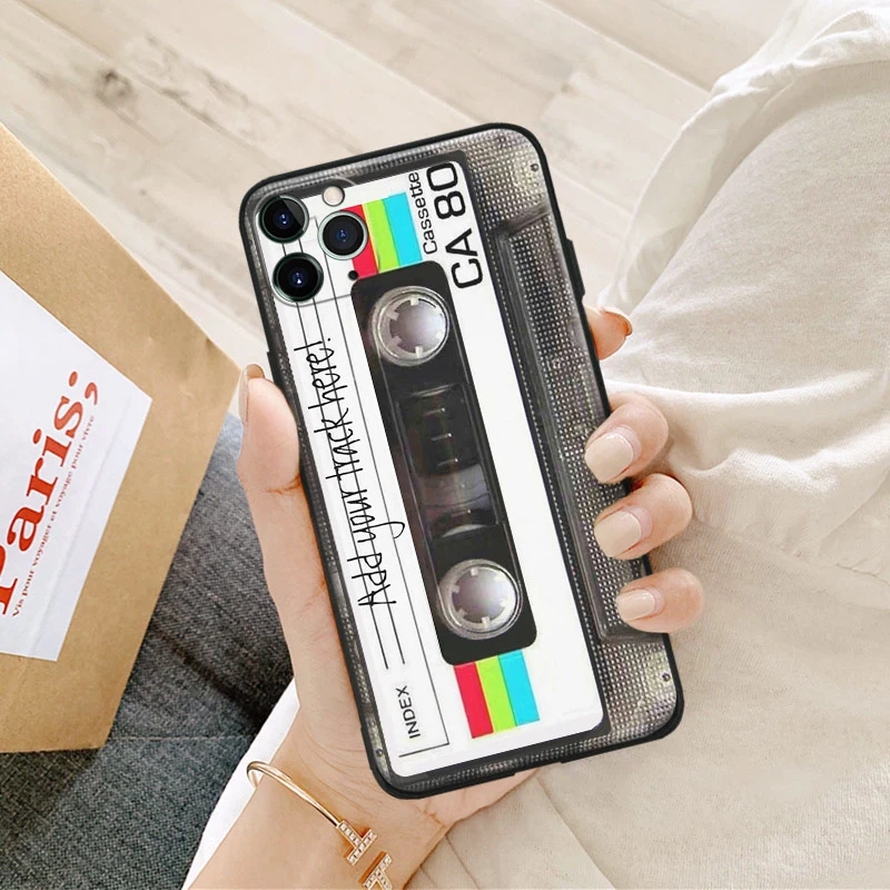 Compatible with Apple , Retro Nostalgic Style Cassette Phone Case