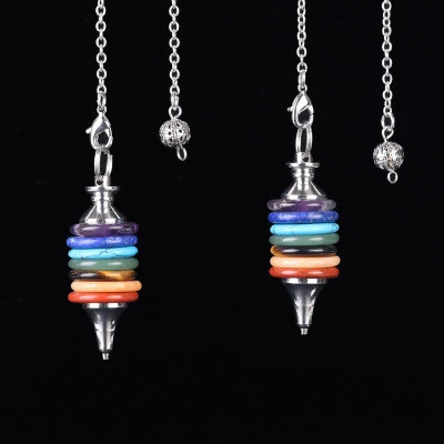 With chain seven chakras divination pendulum yoga accessories