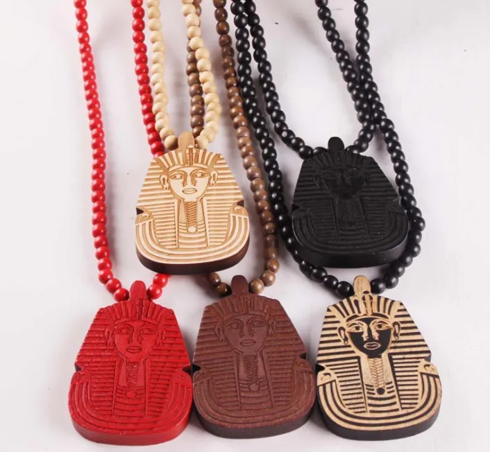 All-Match Trendy Hip-Hop Style Wooden Bead Necklace