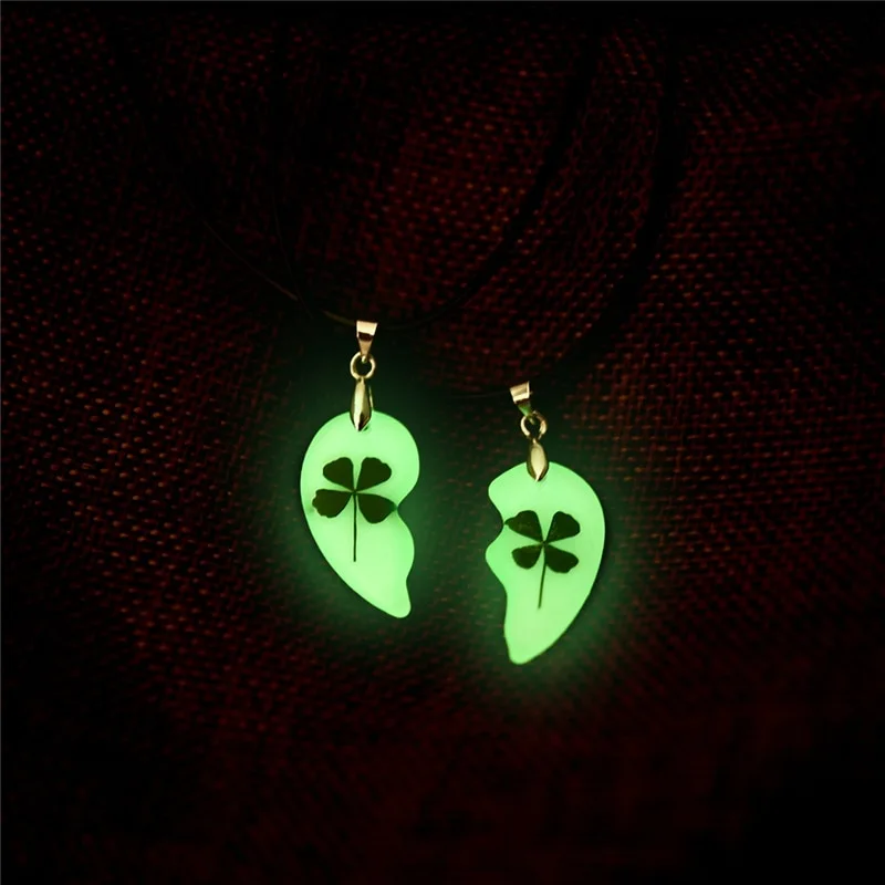 Luminous Clover Necklace