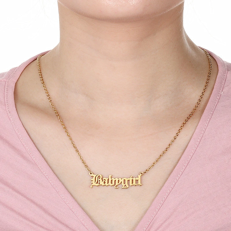 Creative babygirl english alphabet items