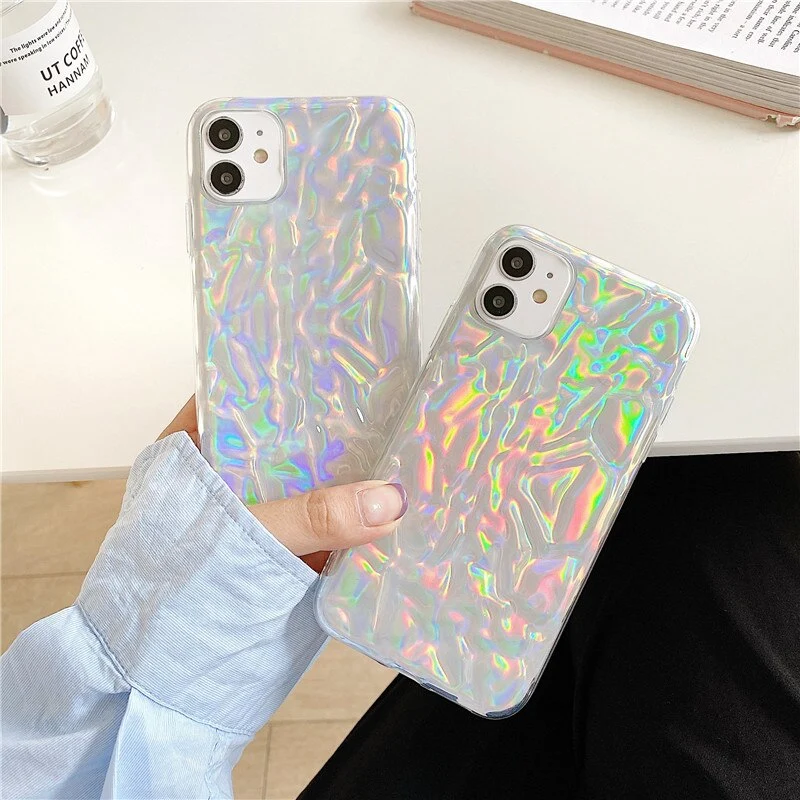 Compatible with Apple , Laser phone case