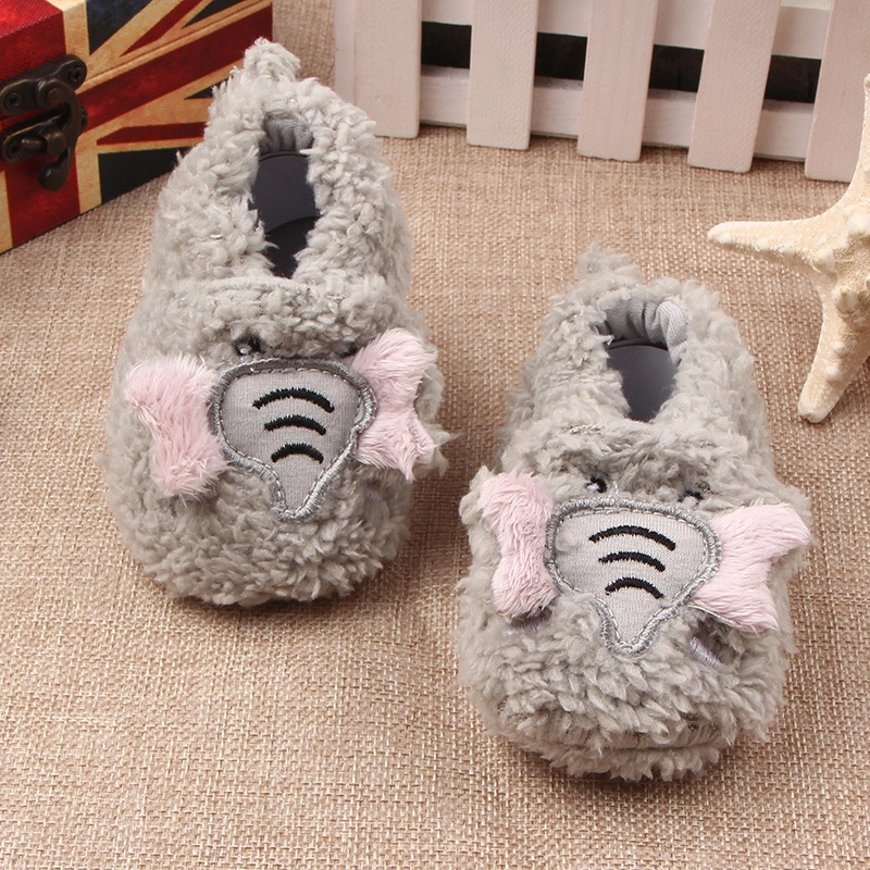 Sales of new autumn and winter coral velvet baby shoes, baby shoes wholesale 0118