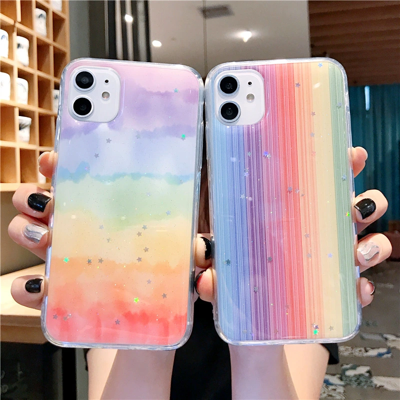 Epoxy Dream Rainbow 12ProMax Phone Case