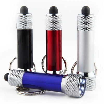 5LED Mini super bright LED flashlight, strong aluminum alloy small flashlight, key buckle, lighting flashlight