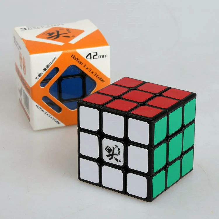 Level 3 magic cube with mini black background