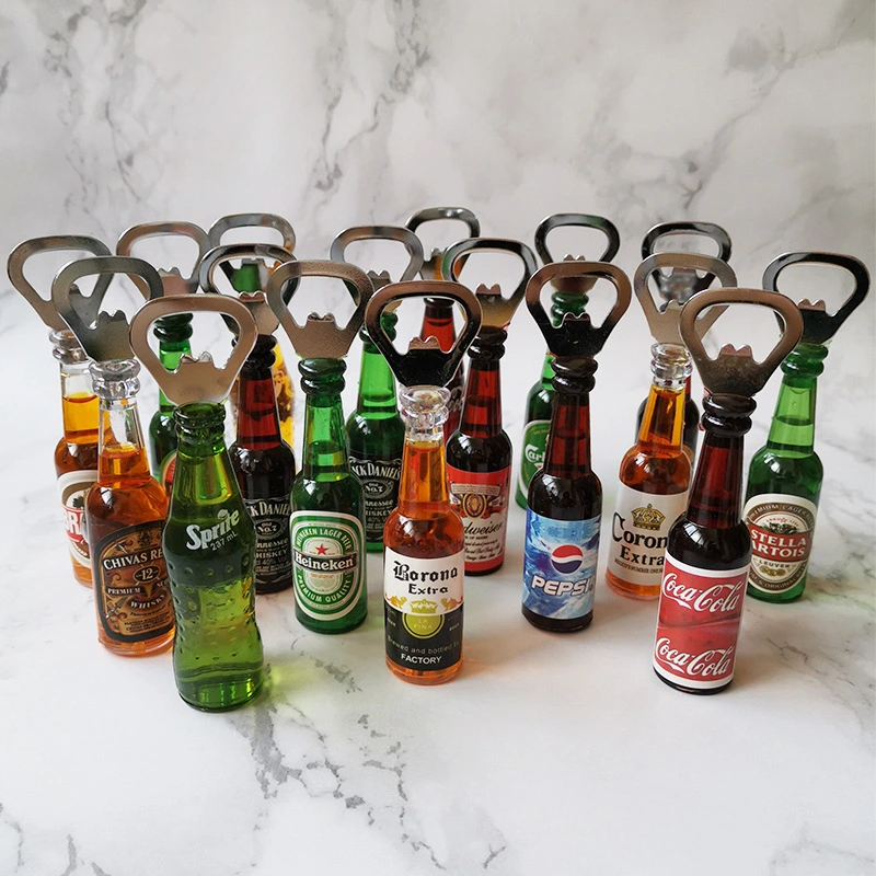 Beer Bottle Opener Refrigerator Magnet Wine Bottle Refrigerator Magnetic Wine Screwdriver Magnet