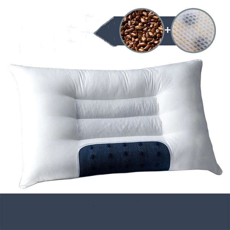  Cotton Cassia Seed Pillow Buckwheat Skin Cervical Pillow