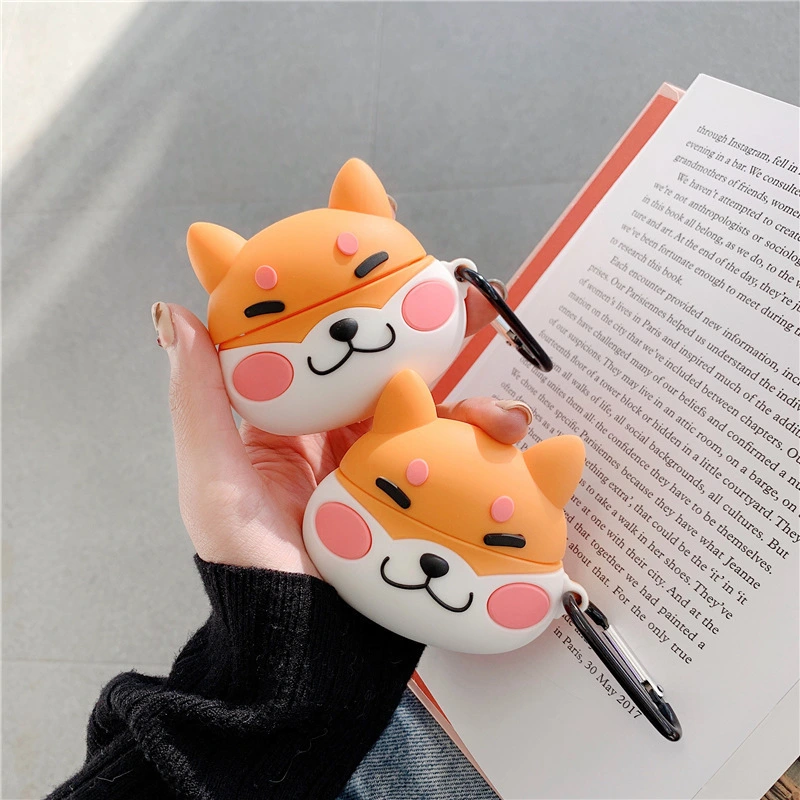 Compatible with Apple, Cute cartoon silicone anti-fall soft shell