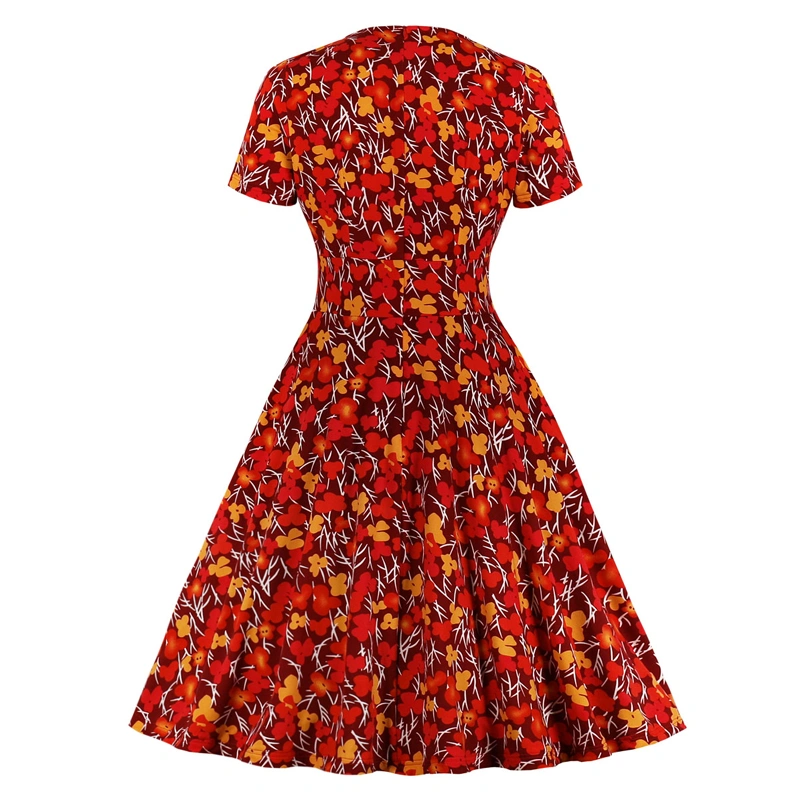 New Fall Christmas Print Dress For Women