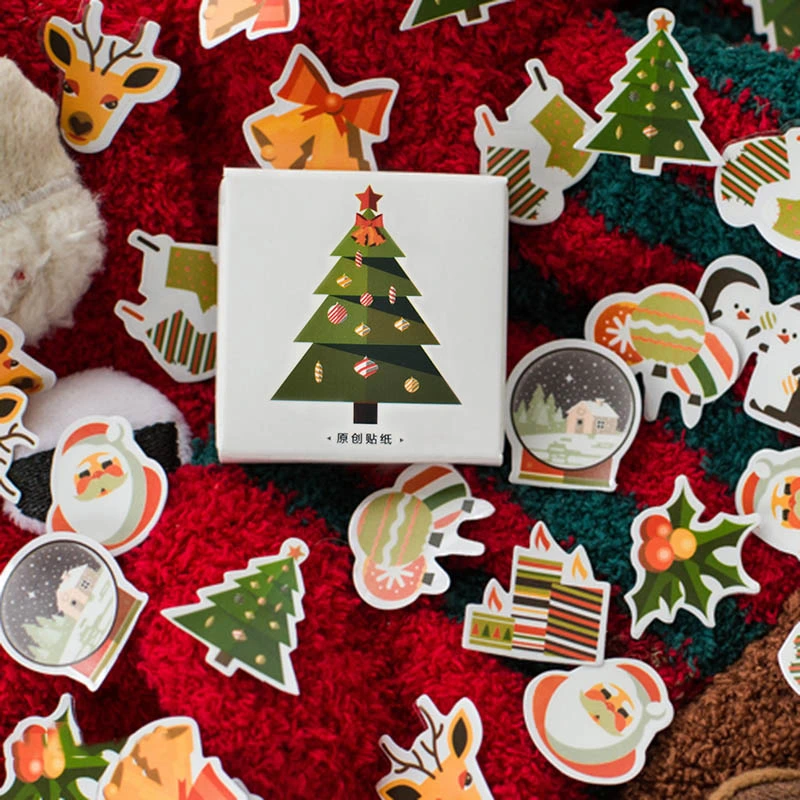 Christmas cartoon stickers