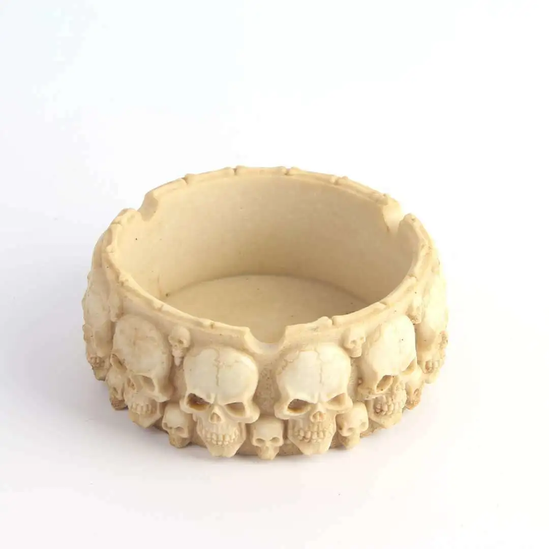 Personalized holiday home skull ashtray pendulum