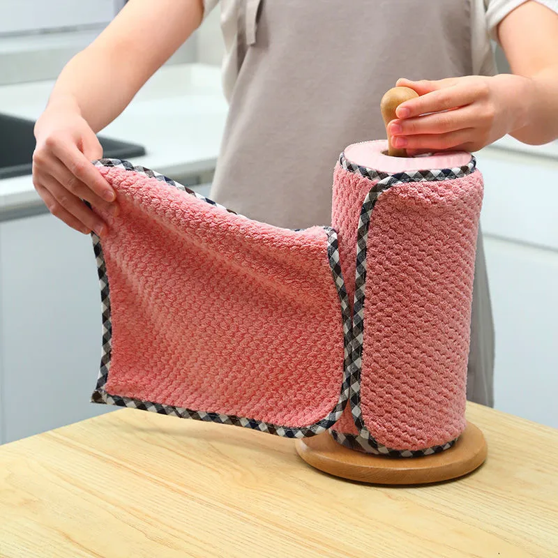 Dish Cloth Clean, Absorbent, Non-Oily, Non-Linting Dish Towel, Scouring Pad