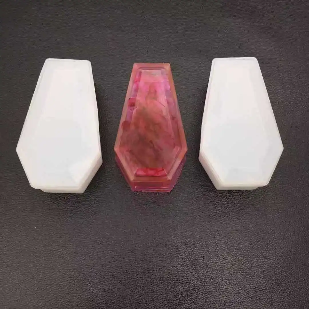 DIY Crystal Epoxy Coffin Storage Box Mould