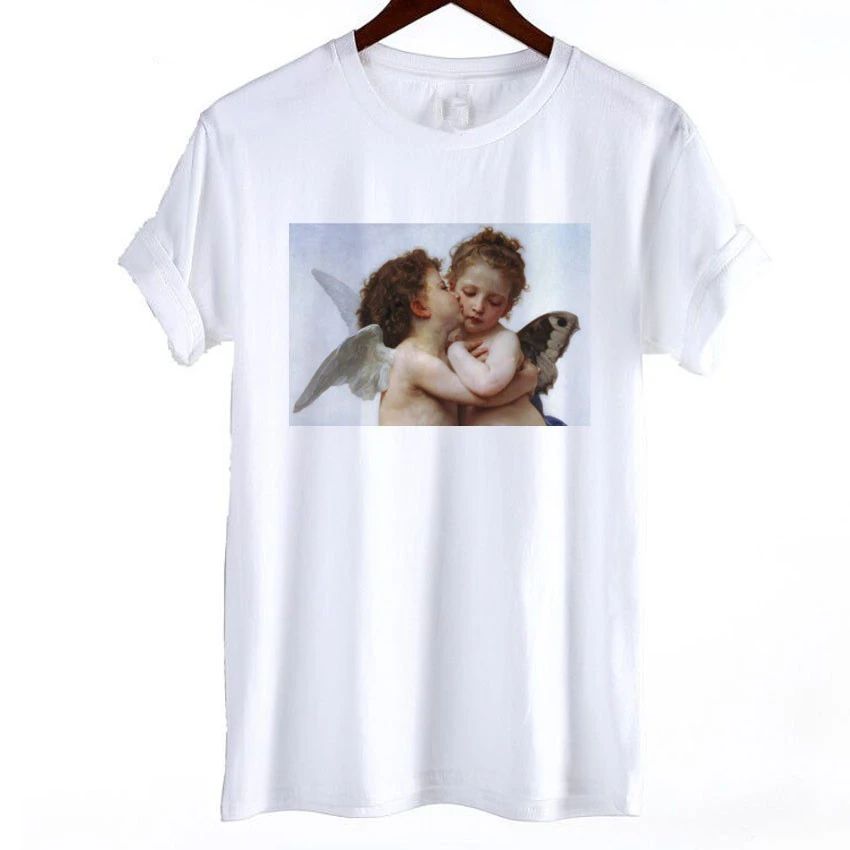 Adam and Eve crewneck T-shirt