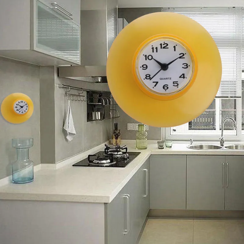 Suction cup clock