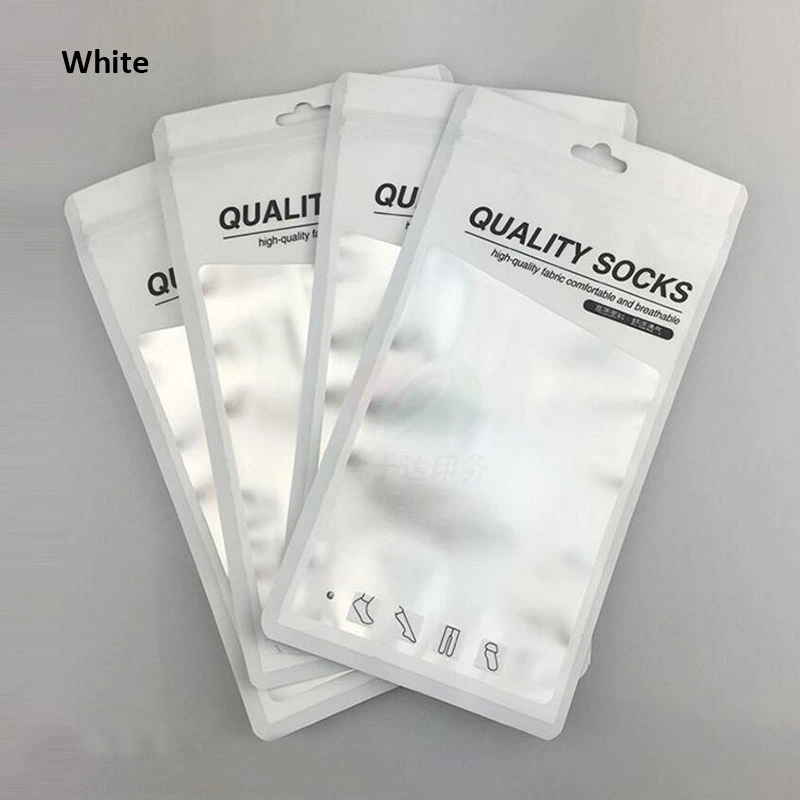 Matte shiny side lengthened socks packaging bag