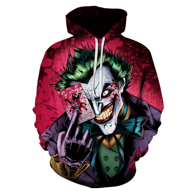 3d hoodie print pullover sweater loose hooded sweater