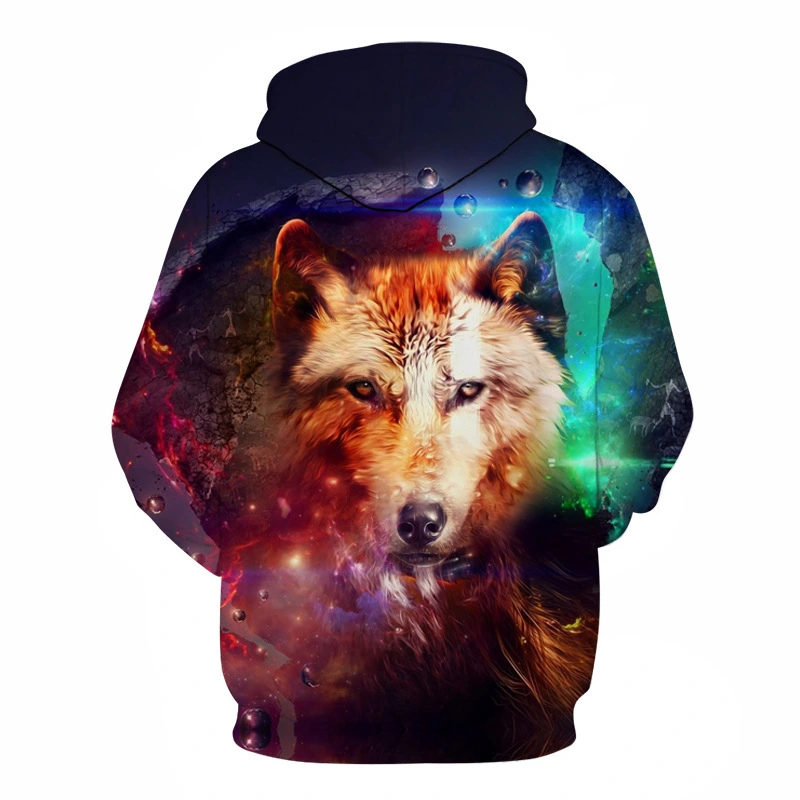 3d hoodie print pullover sweater loose hooded sweater