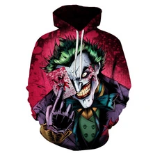 3d hoodie print pullover sweater loose hooded sweater