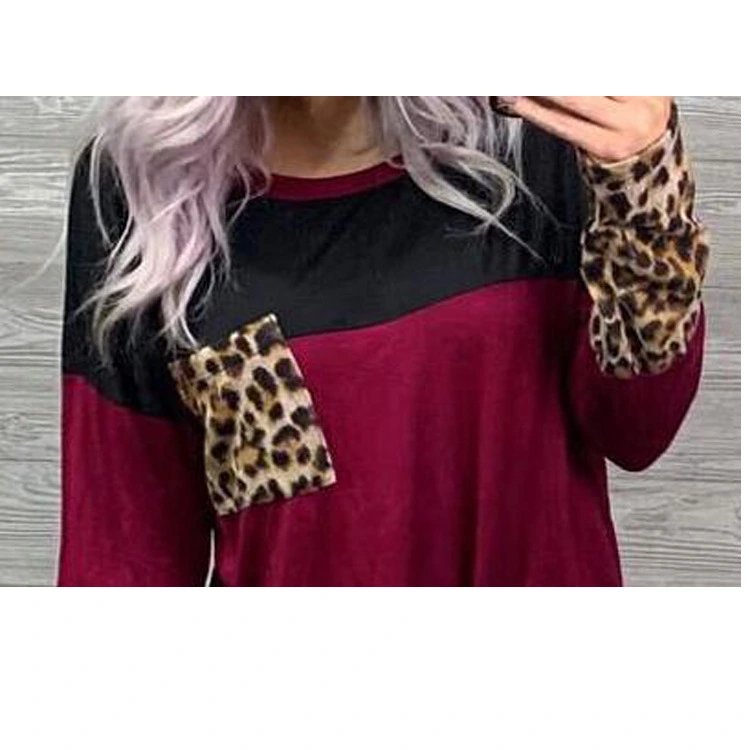 Pocket Leopard Print T-shirt