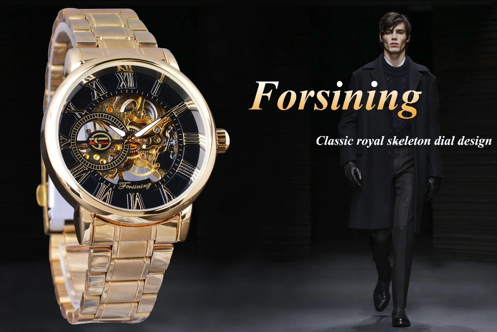 Factory Direct Hollow Man Manual Mechanical Watch Male Manual Mechanical Table's Strip