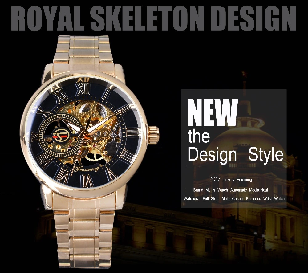 Factory Direct Hollow Man Manual Mechanical Watch Male Manual Mechanical Table's Strip