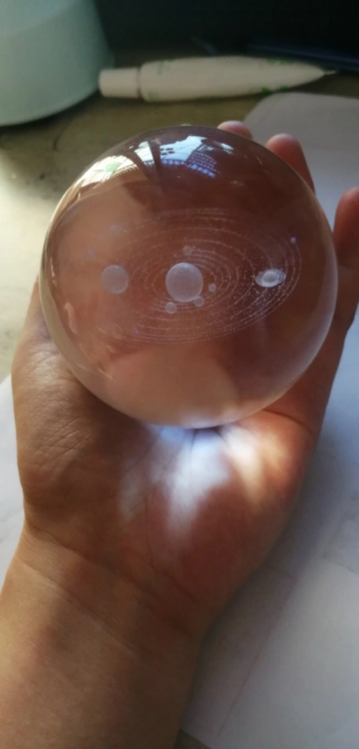 Solar System Crystal Ball without planet names